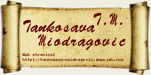 Tankosava Miodragović vizit kartica